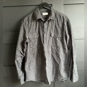Taylor Stitch 46 grey donegal wool shirt. XXL but fits XL. 48in p2p